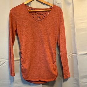 Pinkish Massini long sleeve medium woman’s shirt gently used